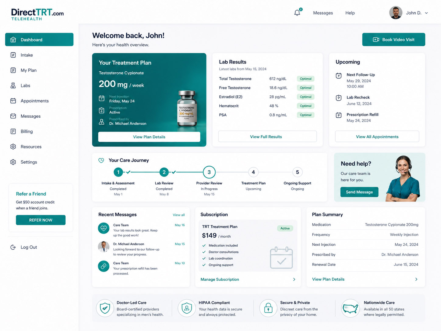 Telemedicine platform concept preview
